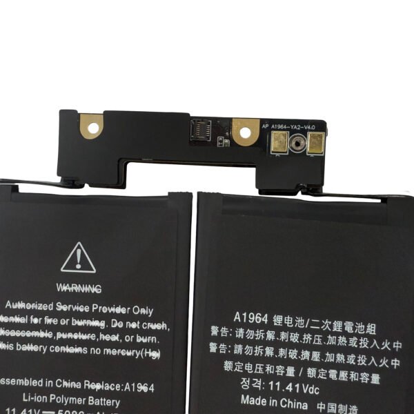 A1964 Replacement Laptop Battery for MacBook Pro 13 Inch A1989 (Mid 2018, 2019)   A2251 (2020)  EMC 3214 3358 3348  MV962LL/A MV9A2LL/A MR9Q2LL/A MR9R2LL/A MR9T2LL/A MR9U2LL/A MR9V2LL/A 11.41V 58Wh
