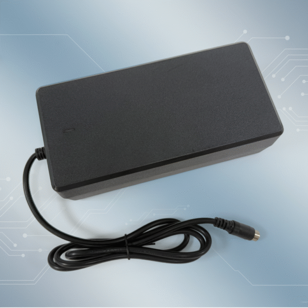 54.6V 5A SSLC300V55S Battery Charger Straight Lotus Head for 48V NCM Lithium Battery 13S Li-ion Battery Pack