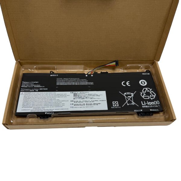 L17C4PB0 Replacement Laptop Battery for Lenovo Flex 6-14IKB 6-14ARR IdeaPad 530S-14ARR 530S-14IKB 530S-15IKB Yoga 530-14ARR 530-14IKB XiaoXin Air 14IKBR 15IKBR 15ARR 15IWL Series L17M4PB0 L17C4PB2 5B10Q16066 7.68V 45Wh
