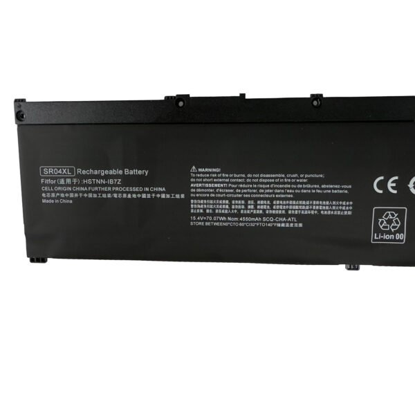 SR04 Replacement Laptop Battery for HP SR03XL SR04XL HP Omen 15-CE Gaming Pavilion 15-CX0000NK laptops 15.4V 70.07Wh