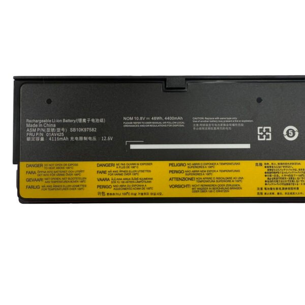 01AV425 61+ Replacement Laptop Battery for Lenovo ThinkPad A475 T470 T570 T480 T580 P51S P52S TP25 Series SB10K97579 SB10K97581 SB10K97582 SB10K97584 10.8V 48Wh