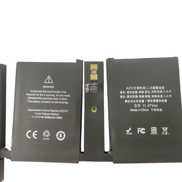 A2519 Replacement Laptop Battery for MacBook Pro 14 inch A2442 (Late 2021) EMC 3650 MKGP3LL/A MKGQ3LL/A MKGR3LL/A MKGT3LL/A C21-TF201P Series 11.47V 70Wh