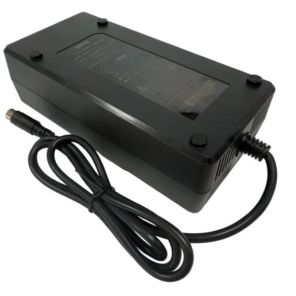 54.6V 5A SSLC300V55S Battery Charger Straight Lotus Head for 48V NCM Lithium Battery 13S Li-ion Battery Pack