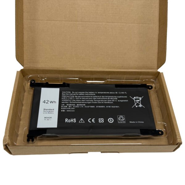 WDXOR Replacement Laptop Battery for Dell Inspiron 15 5565 5567 5568 5570 5578 7560 7570 7569 7579 13 7368 7378 7375 5368 5378 5379 17 5765 5767 5770 3CRH3 T2JX4 FC92N CYMGM P69G P69G001 P58F P58F001 P75F 11.4V 42Wh